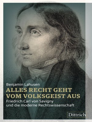 cover image of Alles Recht geht vom Volksgeist aus
